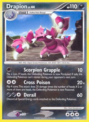 Drapion card from Stormfront