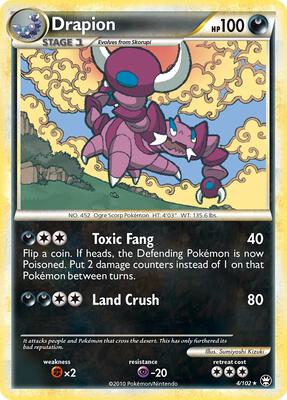 Drapion card from Triumphant