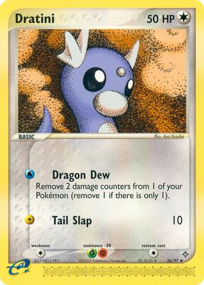 Dratini card from EX Dragon