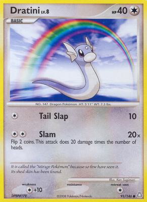 Dratini card from Legends Awakened