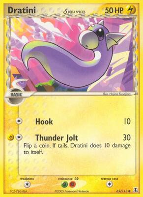 Dratini - 065/113 (Delta Species) card from EX Delta Species