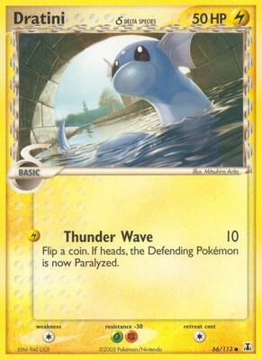 Dratini - 066/113 (Delta Species) card from EX Delta Species