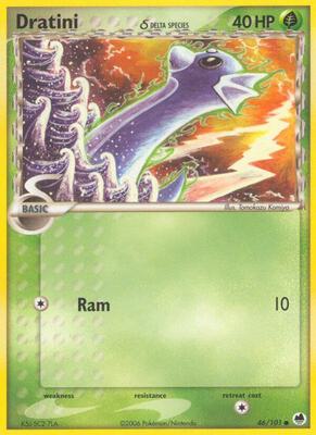 Dratini (Delta Species) card from EX Dragon Frontiers