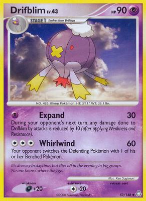 Drifblim card from Legends Awakened