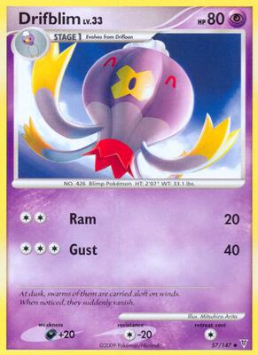 Drifblim card from Supreme Victors