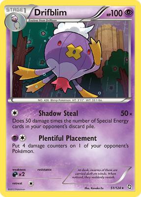 Drifblim card from Dragons Exalted