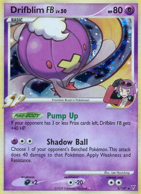 Drifblim FB card from Supreme Victors