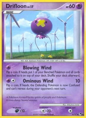Drifloon card from POP Series 6