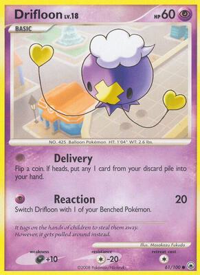 Drifloon card from Majestic Dawn