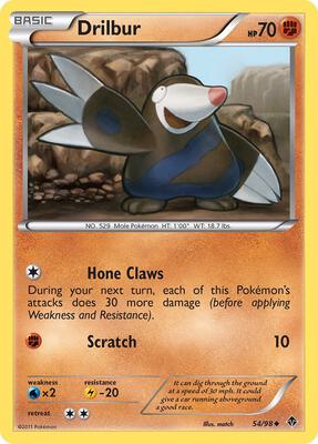 Drilbur (54) card from Emerging Powers