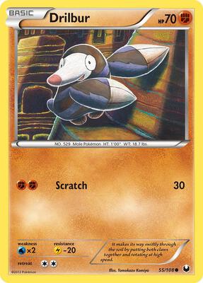 Drilbur card from Dark Explorers