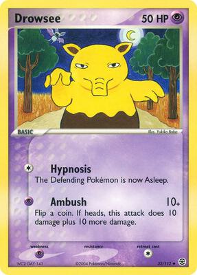 Drowsee card from EX FireRed & LeafGreen