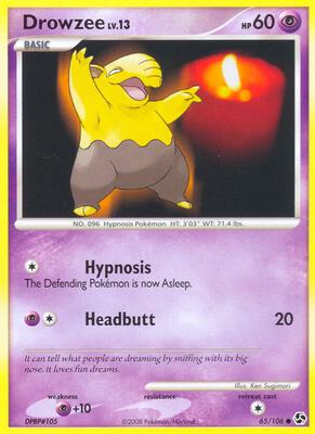 Drowzee card from Great Encounters