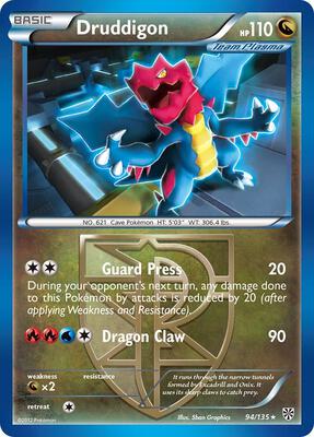 Druddigon (Team Plasma) card from Plasma Storm