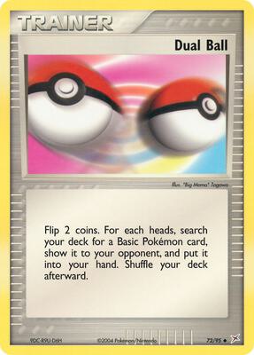 Dual Ball card from EX Team Magma vs Team Aqua