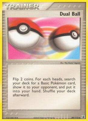 Dual Ball card from EX Delta Species