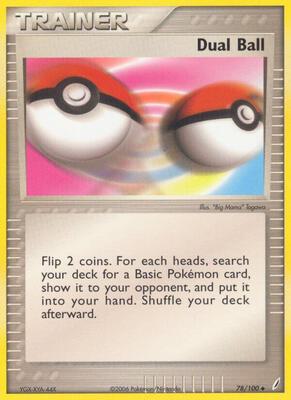 Dual Ball card from EX Crystal Guardians