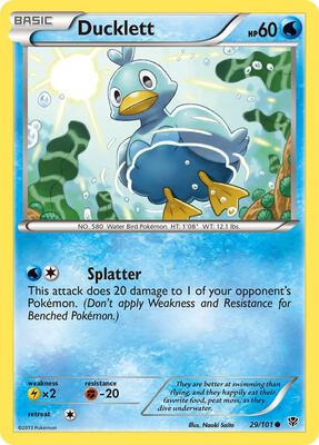 Ducklett card from Plasma Blast
