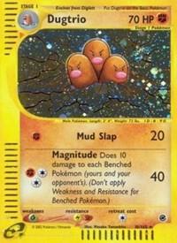 Dugtrio (10) card from Expedition