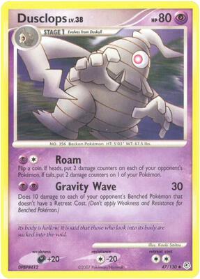 Dusclops card from Diamond and Pearl