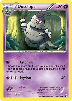 Dusclops card from Boundaries Crossed