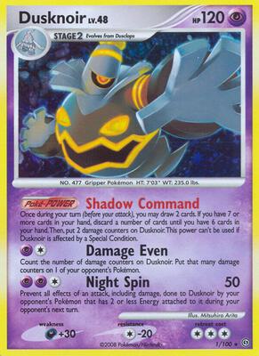 Dusknoir (1) card from Stormfront