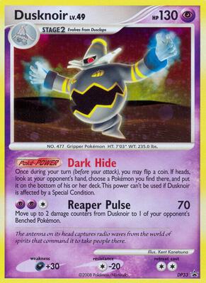 Dusknoir - DP33 card from Diamond and Pearl Promos