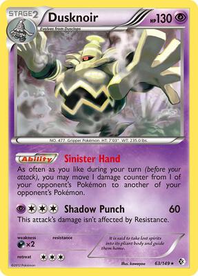 Dusknoir card from Boundaries Crossed