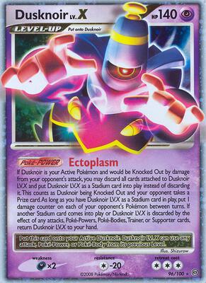 Dusknoir LV.X card from Stormfront