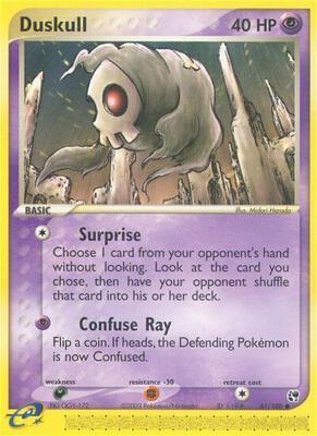 Duskull - 61/100 card from EX Sandstorm