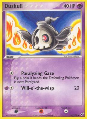Duskull card from EX Deoxys