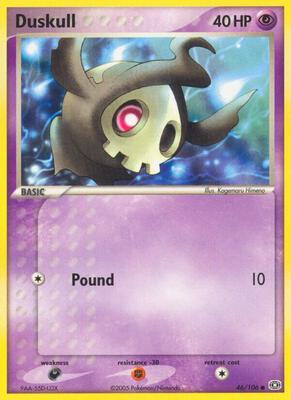 Duskull card from EX Emerald