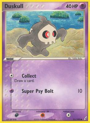 Duskull card from EX Crystal Guardians