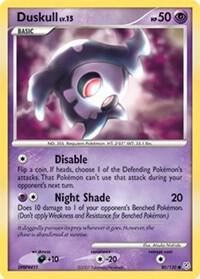 Duskull card from Diamond and Pearl
