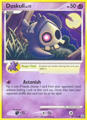 Duskull card from Secret Wonders