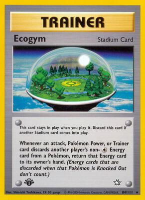 Ecogym card from Neo Genesis