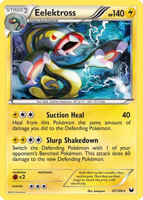 Eelektross card from Dark Explorers