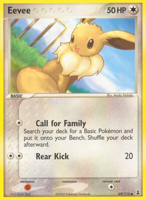 Eevee - 069/113 card from EX Delta Species
