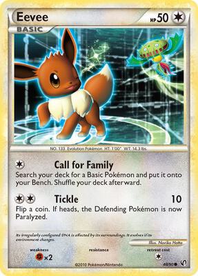 Eevee (48) card from Undaunted