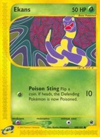 Ekans card from Expedition