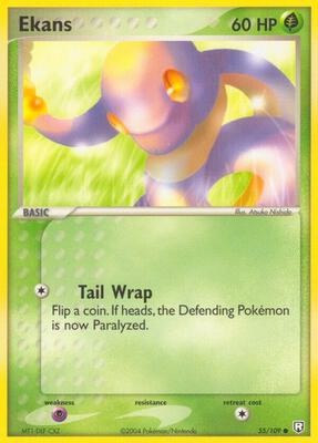 Ekans card from EX Team Rocket Returns