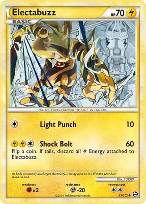 Electabuzz card from Triumphant