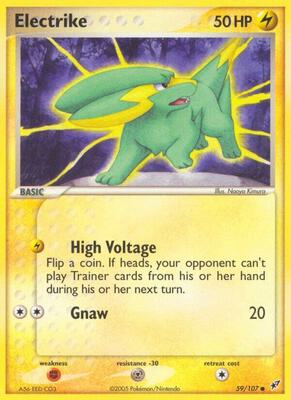 Electrike - 059/107 card from EX Deoxys