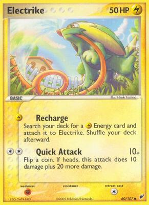 Electrike - 060/107 card from EX Deoxys