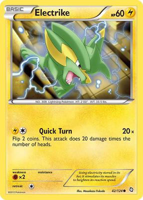 Electrike (42) card from Dragons Exalted