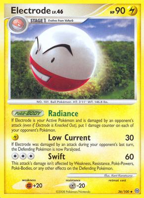 Electrode (36) card from Stormfront