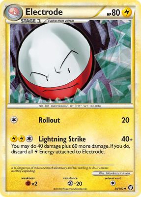 Electrode card from Triumphant
