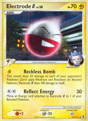 Electrode G card from Rising Rivals
