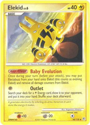 Elekid card from Diamond and Pearl