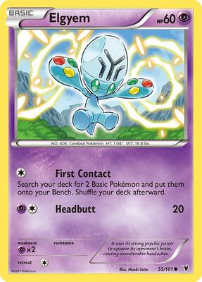 Elgyem (55) card from Noble Victories